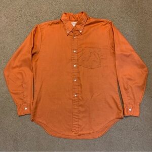 Vintage 50s/60s Shapely University Club Button Up Shirt Rockabilly Mod 16 L